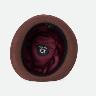 Hüte - Brixton Gain Fedora Wool (bison)