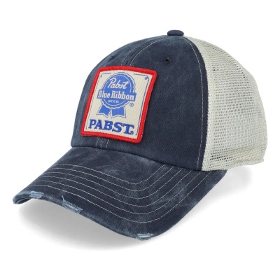 Kappe - American Needle PABST Orville Trucker (blau/cremefarben)