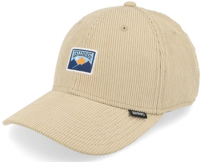 Kappe - Djinns 6 Panel TrueFit Corduroy Cap Mountains (beige)