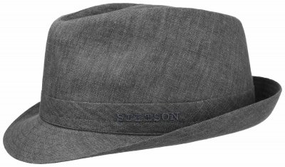 Hüte - Stetson Graford Trilby Linen (grau)