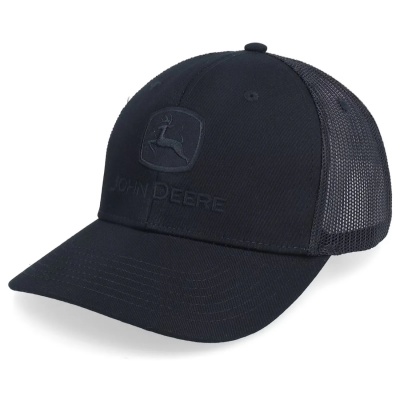 Kappe - John Deere Blackout TM Mesh Back Trucker (schwarz)