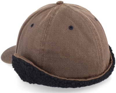 Cap - John Deere Oil Cotton Sherpa Lining (braun)