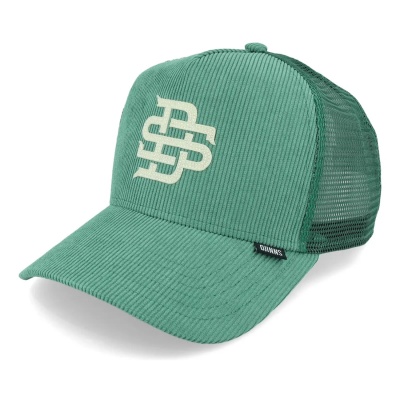 Kappe - Djinns HFT Cap CordFelt Trucker (grün)