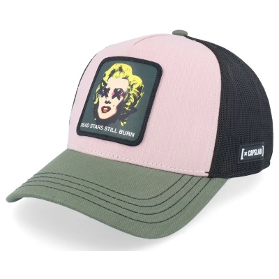 Kappe - Capslab Art Dead Star Cap (rosa/Grün/Schwarz)