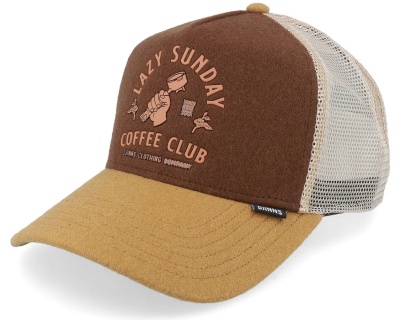 Kappe - Djinns HFT Cap Lazy Barista Trucker (beige/braun/cremefarben)