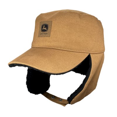 Cap - John Deere Cotton Faux Fur Lining Hat (braun)