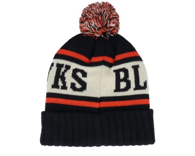 Mützen - American Needle Chicago Blackhawks Pillow Line Knit (schwarz/weiß/rot)