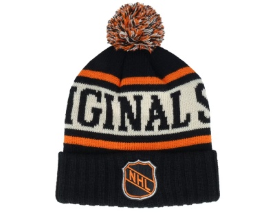Mützen - American Needle NHL Pillow Line Knit (schwarz/weiß/orange)