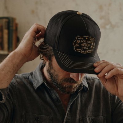 Kappe - Black River Midnight Trucker (schwarz)