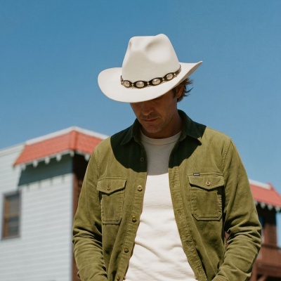 Hüte - Gårda Pueblo Cowboy (weiß)