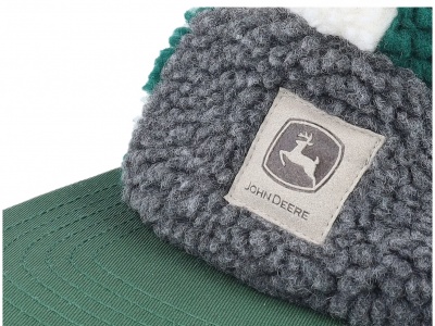 Kappe - John Deere Winter Cap (grün/grau/weiß)
