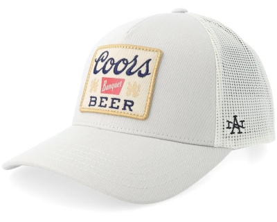 Kappe - American Needle Coors Beer Trucker (cremefarben)
