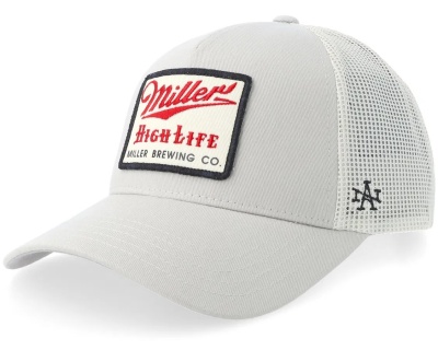 Kappe - American Needle Miller High Life Trucker (cremefarben)