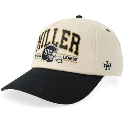 Kappe - American Needle Miller Lite Football Roscoe Cap (Offwhite/Schwarz)