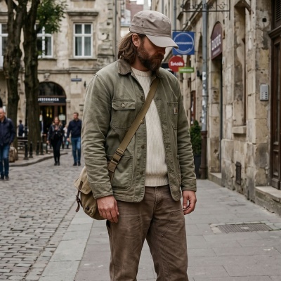 Schiebermütze / Schirmmütze - Gårda Army Cap (khaki)