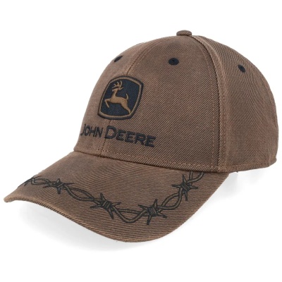 Kappe - John Deere Oilskin Logo Cap (braun)