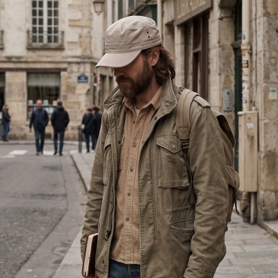 Schiebermütze / Schirmmütze - Gårda Army Cap (khaki)