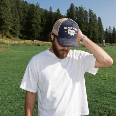 Kappe - Black River America Trucker (marineblau/creme)