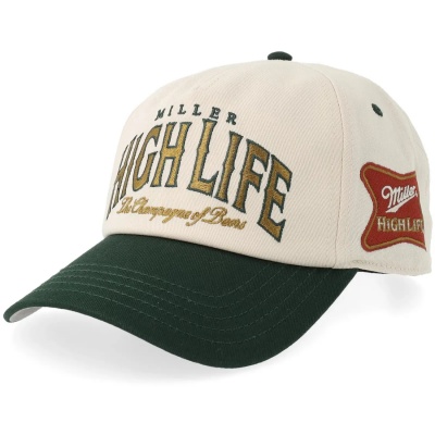 Kappe - American Needle Miller High Life Roscoe Cap (Offwhite/Grün)