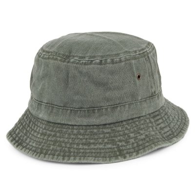 Hüte - Cotton Bucket Hat (olivgrün)