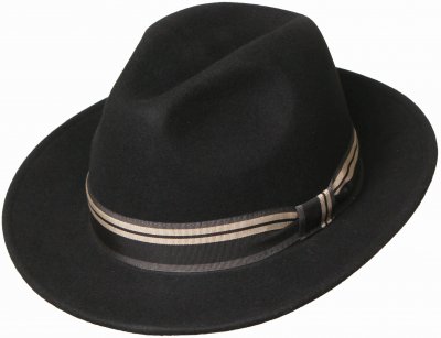 Hüte - Gårda Montefalco Fedora Wool Hat (schwarz)