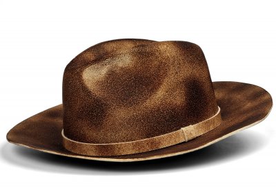 Hüte - Gårda Distressed Fedora (light)