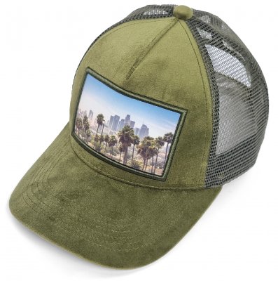 Caps - Gårda Velvet Trucker Los Angeles (grün)