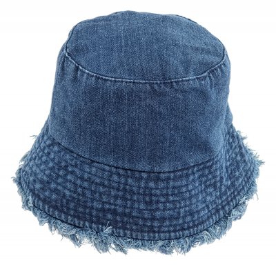 Hüte - Gårda Brooke Denim Bucket Hat (dunkelblau)