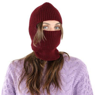 Sturmhaube - Gårda Seefeld Balaclava (bordeaux)