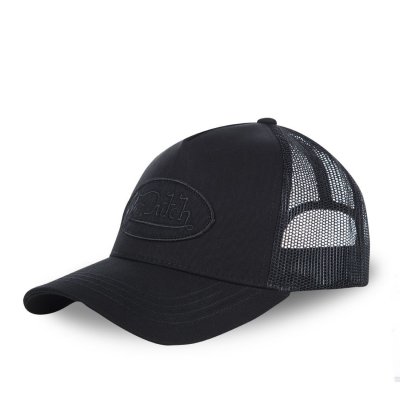Kappe - Von Dutch Oval Patch Trucker (schwarz)
