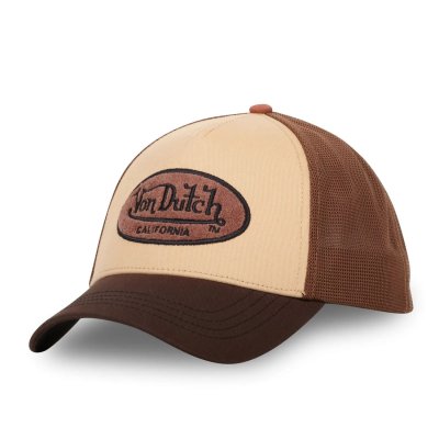 Kappe - Von Dutch Oval Patch Trucker (braun/beige)
