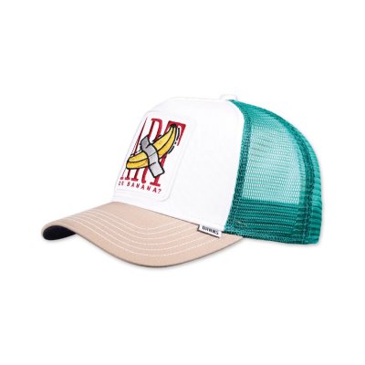 Kappe - Djinns HFT Food Banana Trucker (Weiß/Türkis)