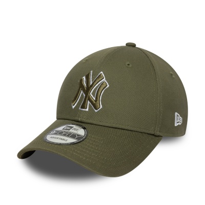 Kappe - New Era New York Yankees 9FORTY (olivgrün)