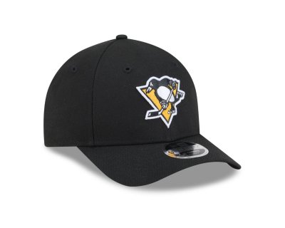 Kappe - New Era Pittsburgh Penguins 9FORTY M-Crown (schwarz)