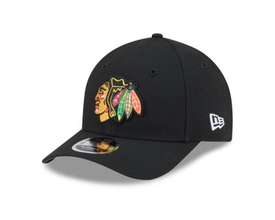 Kappe - New Era Chicago Blackhawks 9FORTY M-Crown (schwarz)