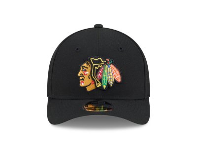 Kappe - New Era Chicago Blackhawks 9FORTY M-Crown (schwarz)