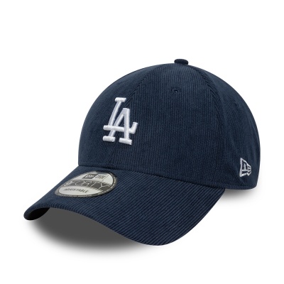 Kappe - New Era Los Angeles Dodgers 9FORTY Corduroy (blau)