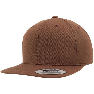 Caps - Flexfit Organic Cotton Snapback Cap (Braun)