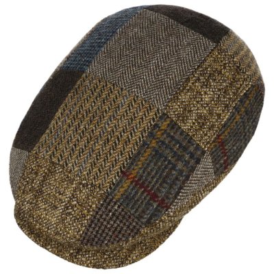 Schiebermütze / Schirmmütze - Stetson Mandeo Patchwork Drivers Cap (braun)