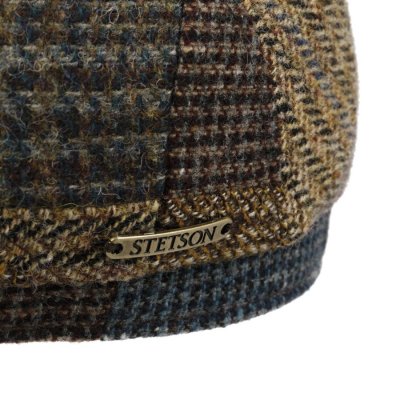 Schiebermütze / Schirmmütze - Stetson Mandeo Patchwork Drivers Cap (braun)