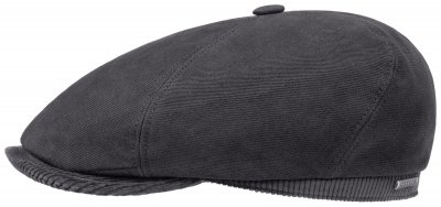 Schiebermütze / Schirmmütze - Stetson Soft Cotton/Cord Cap (grau)