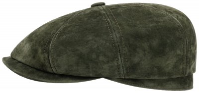 Schiebermütze / Schirmmütze - Stetson Hatteras Pigskin Newsboy Cap (grün)