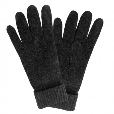 Handschuhe - HK Ladies Knitted Glove Wool/Angora (Schwarz)