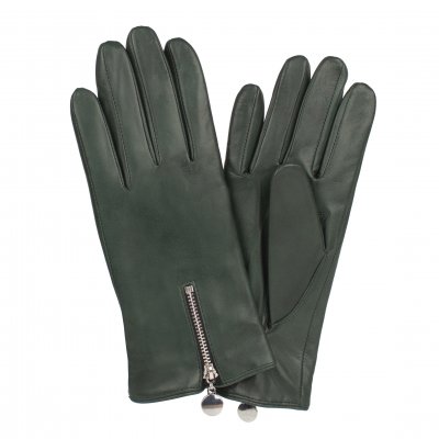 Handschuhe - HK Women's Hairsheep Leather Zip Glove with Wool Lining (Grün)