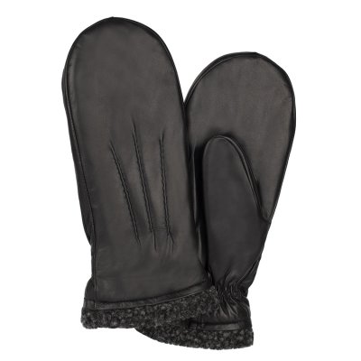 Handschuhe - HK Women's Hairsheep Leather Mittens with Wool Pile Lining (Schwarz)