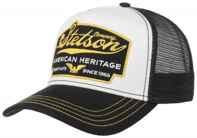 Caps - Stetson Trucker Cap American Heritage Vintage (schwarz)