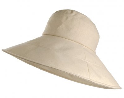 Hüte - Monaco Packable LinenSunhat (beige)
