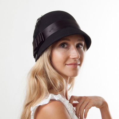 Hüte - Chloe Cloche (schwarz)