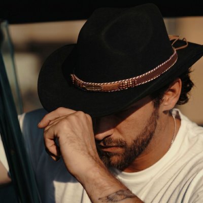 Hüte - Gårda Toquerville Crushable Wool felt Western hat (schwarz)