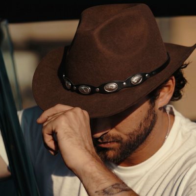 Hüte - Gårda Pueblo Cowboy (braun)